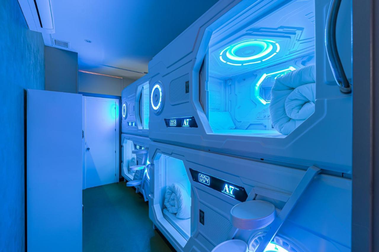 Art Seven Hostel Capsules Madrid Ngoại thất bức ảnh